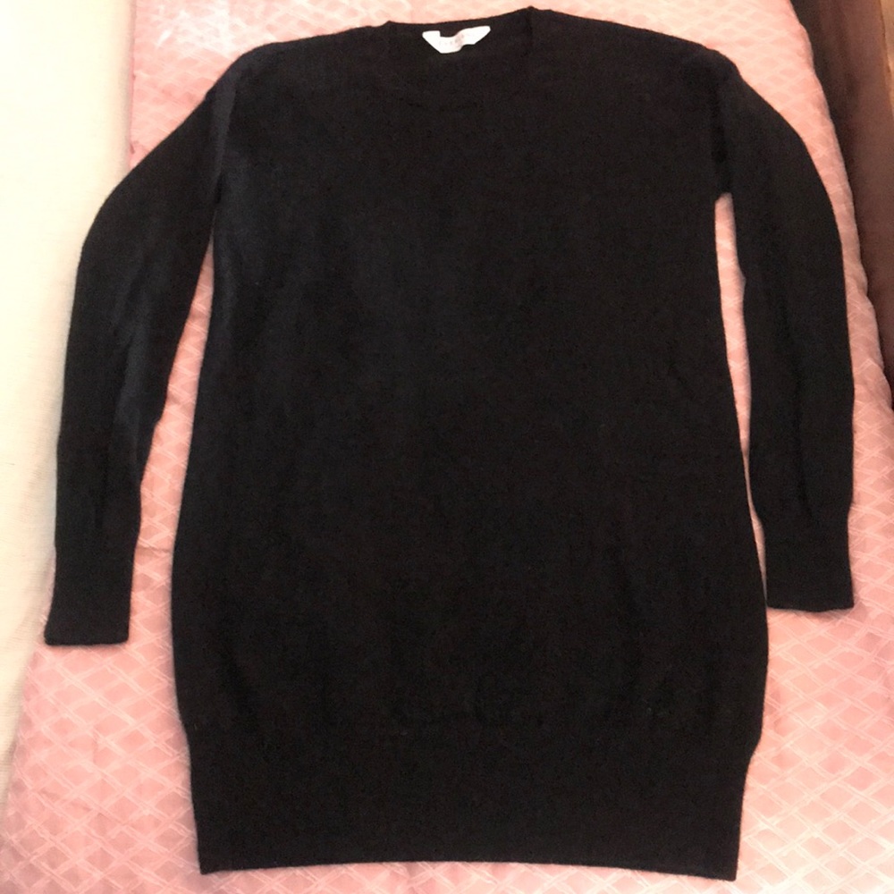 Black Cashmere Dress. XS Everlane